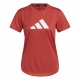 Adidas BOS LOGO TEE GQ9423 Dámské sportovní tričko - červená