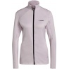 Adidas TERREX MULTI FULL ZIP FLEECE GU8934 Dámská outdoorová mikina - růžová