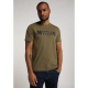 Mustang Pánské triko LOGO tee khaki 1005454/6358 - khaki - XL