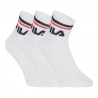 Fila ponožky Unisex Multipac 3 páry - černé - 31-34