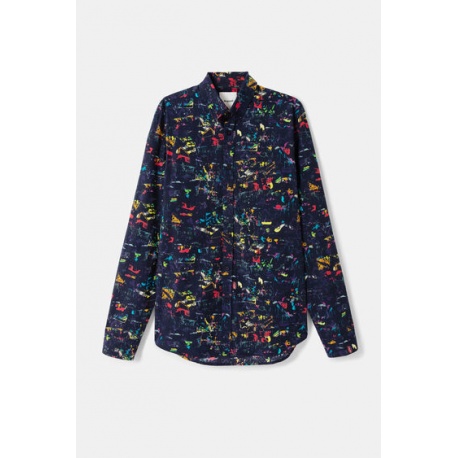 Pánská košile Desigual Roque 5000 Navy 20WMCW36
